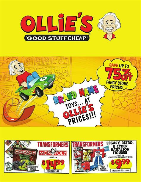 Ollie S Bargain Outlet Outlet Weekly Ad From November 4