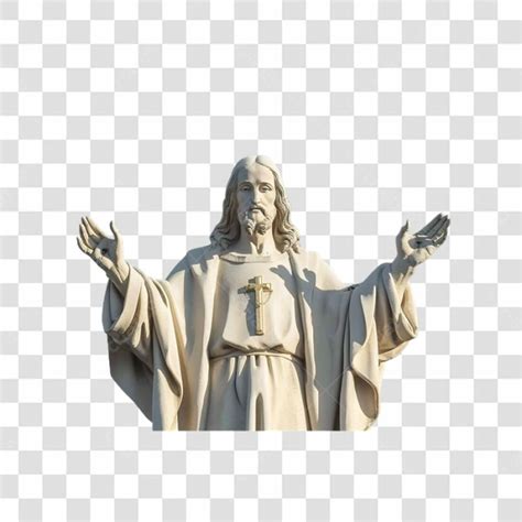 Estátua 3d jesus png transparente download 41604 Criativo Dahora