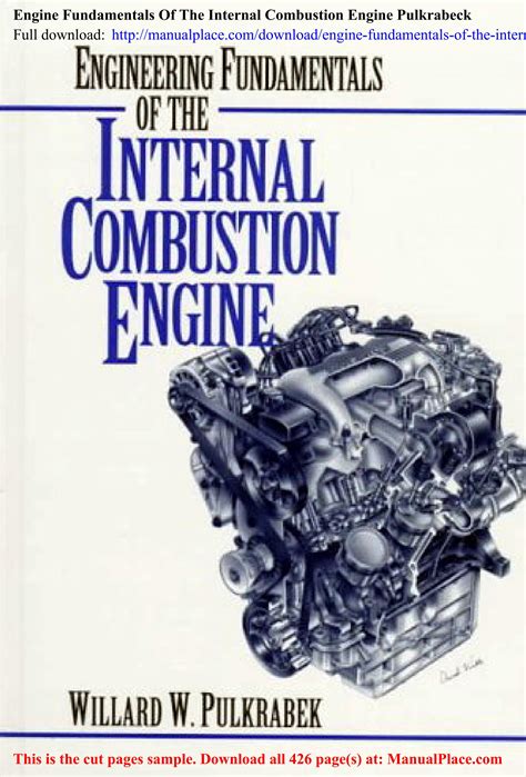 Engine Fundamentals Of The Internal Combustion Engine Pulkrabeck By