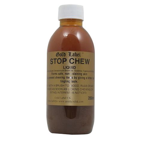 GOLD LABEL CANINE STOP CHEW LIQUID 250 ML Totalfarmsupplies Co Uk