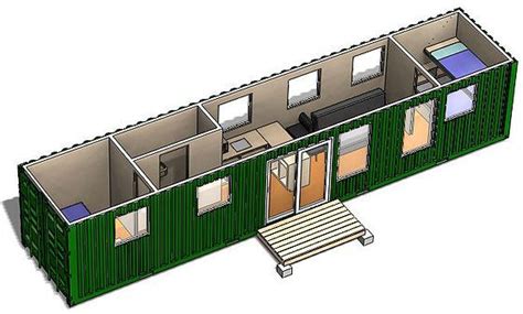 The Rustic Retreat Xl Is Made Out Of One 40 Foot Container 2 Bedrooms Building A Container