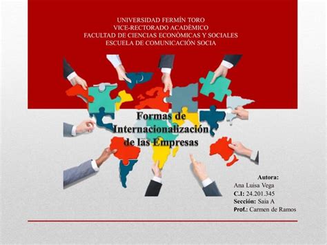 Formas De Internacionalizacion De Las Empresas PPT Descarga Gratuita