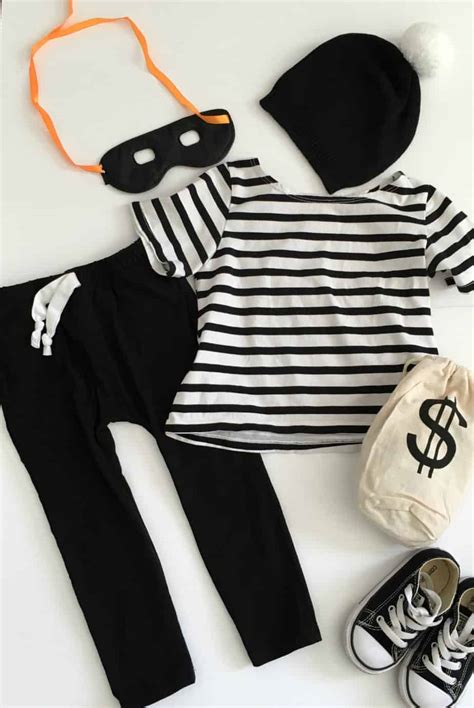 DIY Toddler Bank Robber Costume! - This Bliss Life