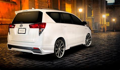 Toyota Innova Crysta Custom rear three quarter by ATIVUS