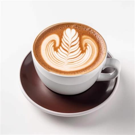 Premium Ai Image Generative Ai Illustration Of Cup Of Cappuccino With