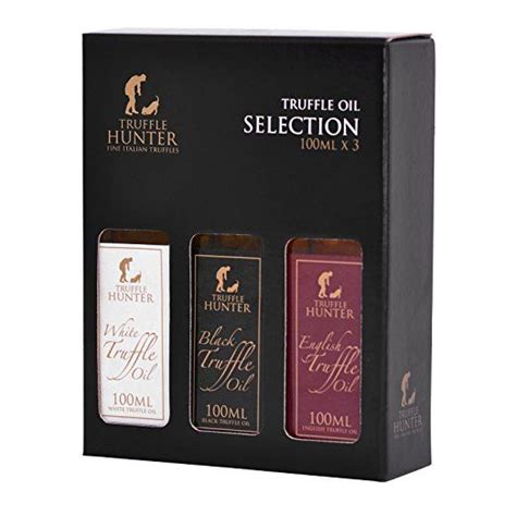 Trufflehunter English Black And White Truffle Oil Set Extra Virgin