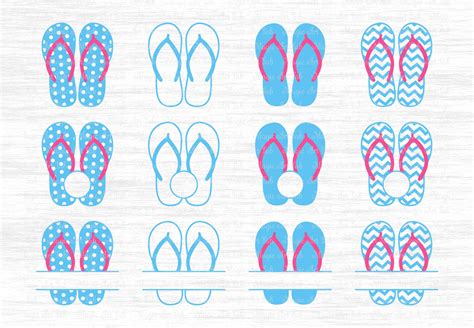 Flip flop svg, Flip flop clipart, Flip flop svg file, Flip flops ...