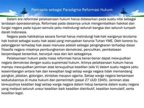 Pancasila Sebagai Paradigma Pembangunan Ppt