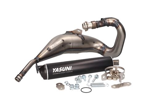 Yasuni Cross MAX Exhaust System Black For Aprilia SX Derbi Senda SM