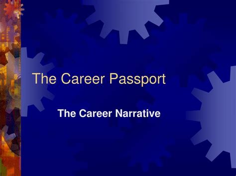 Ppt The Career Passport Powerpoint Presentation Free Download Id 573494