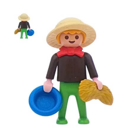 FIGURINE PLAYMOBIL GARÇON paysan avec accessoires EUR 3 99 PicClick FR