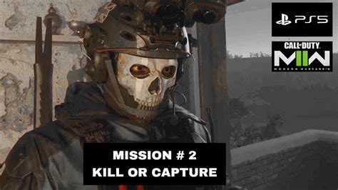 Call Of Duty Modern Warfare 2 Mission 2 Kill Or Capture Gameplay