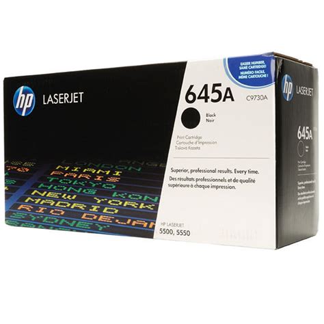 Hp 645a Black Laserjet Toner Cartridge Hp C9730a