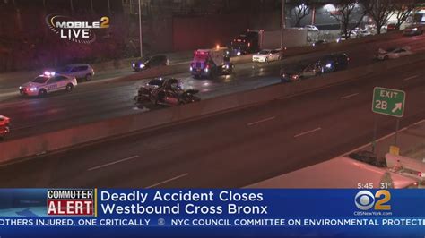 Deadly Crash Closes Cross Bronx Expressway Youtube