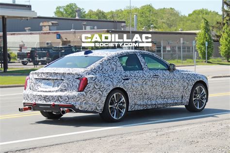 Refreshed Cadillac Ct Spy Photos Show New Widescreen Led Display