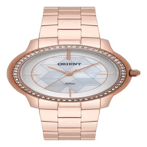 Reloj Rose Orient Para Mujer Piedras De Swarovski Madreperla