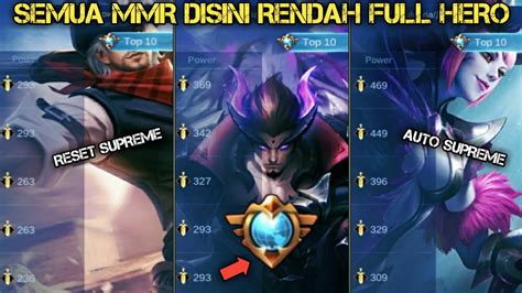 RESET SUPREME FAKE GPS ML NEGARA SEPI PEMAIN MOBILE LEGEND LOKASI