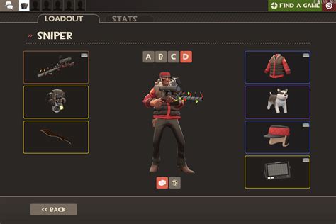 My Sniper Loadout : tf2