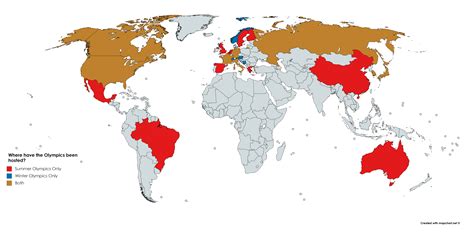 (OC) Places where the Olympics have been hosted [6300 x 3195] : r/MapPorn