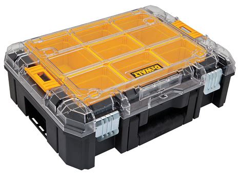 Dewalt Plastic Portable Stackable Tool Box In Overall Height In