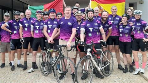 Cyclists Finish Bilbao To Faro Charity Ride In Tribute To Colleague