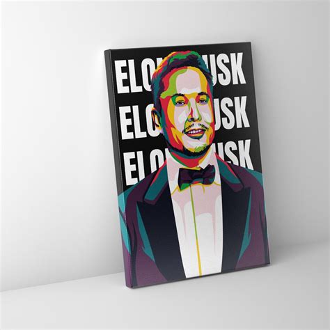 Elon Musk Canvas Art | Inspirational People Art | iCatch Canvas