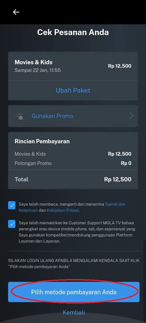 Cara Mudah Berlangganan Mola Tv Di Pc Dan Hp Android