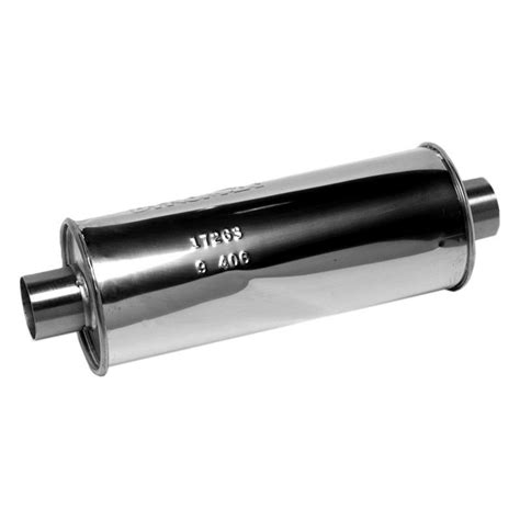 Dynomax® 17263 Ultra Flo™ Polished Stainless Steel Round Exhaust Muffler