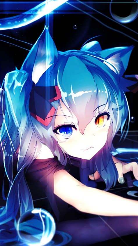 Hd Anime Cat Girl Wallpapers Wallpaper Cave