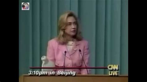 Hillary Clintons Speech At The 1995 Un Womens Conference Womens Rights Are Human Rights