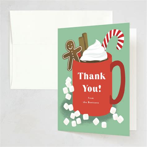 Hot Chocolate Thank You Cards By Alethea And Ruth Minted