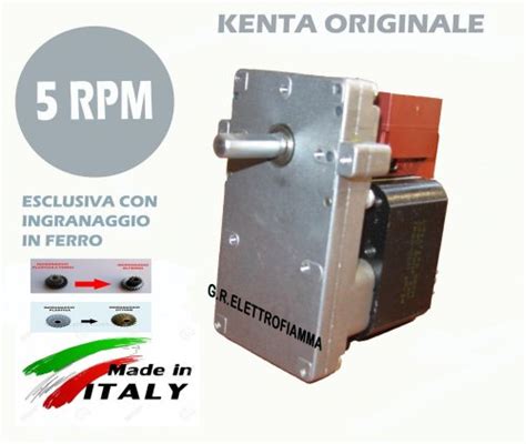 Motoriduttore Pellet Kenta Rpm K Ingranaggi In Ferro