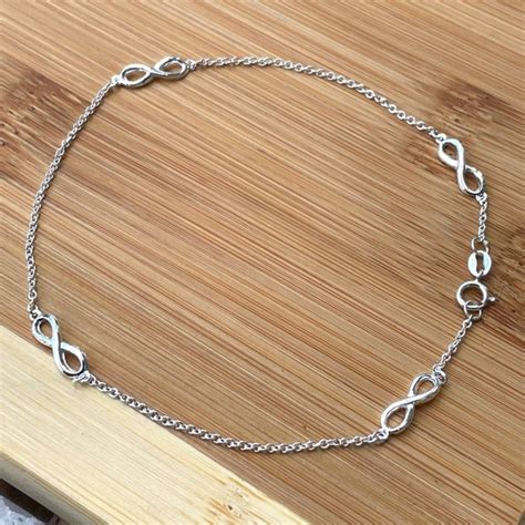 Infinity Anklet Etsy