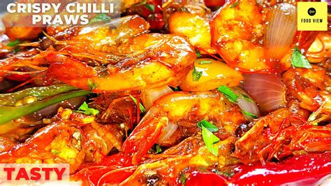 CRISPY GARLIC CHILLI PRAWNS SUPER EASY PRAWNS RECIPE Chili Chili