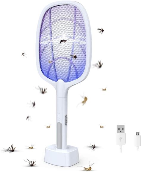 Tri Activ Mosquito Racket In With Uv Light Month Warranty