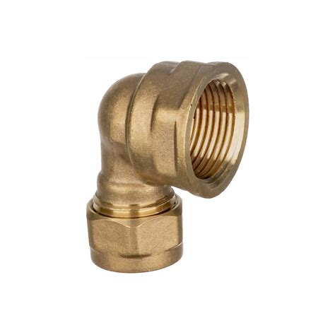 Easi Plumb Brass Compression Fittings Compression 90° Reducing Knuckle