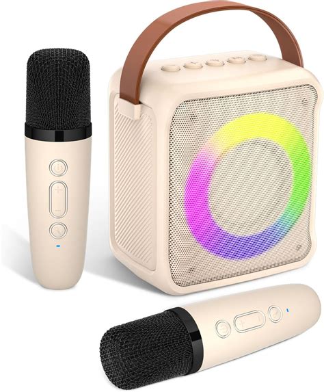 Altoparlante Bluetooth Senza Fili Con Microfoni Canta Tu Per Karaoke