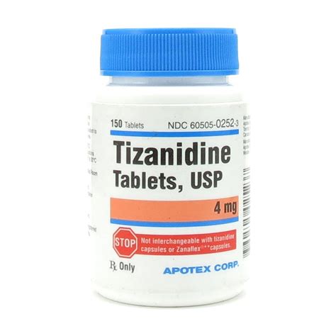 Tizanidine 4 mg Tablet, 30 Count | McGuff