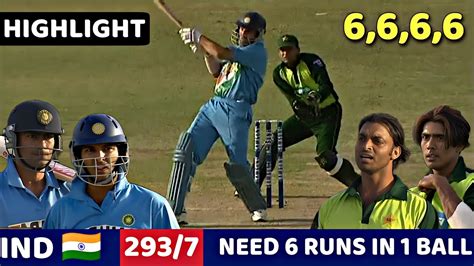 INDIA VS PAKISTAN 5TH ODI MATCH 2004 FULL MATCH HIGHLIGHTS MOST