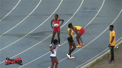 Natrece East Wins U17 Girls 100m Final At Jamaicas Carifta Games