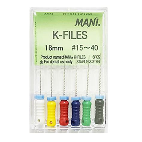 Buy Mani K Files Mm Dental Endo