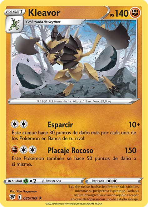 Kleavor Resplandor Astral 85 Tcg Wikidex La Enciclopedia Pokémon