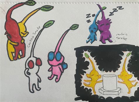 Pikmin drawing by certainsnake on DeviantArt