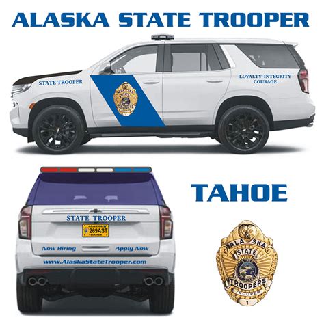 Alaska State Troopers, AK – Chevrolet Tahoe – Bilbozodecals