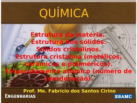 PPT Estrutura Da Materia E Solidos Cristalinos DOKUMEN TIPS