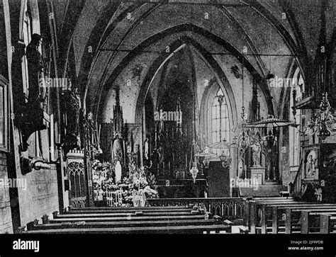 interior   sint remigius church stock photo alamy