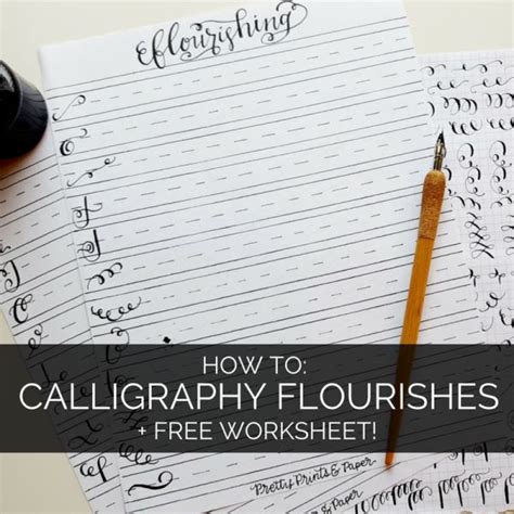 My Favorite Supplies And Tips For Learning Calligraphy Flourishes