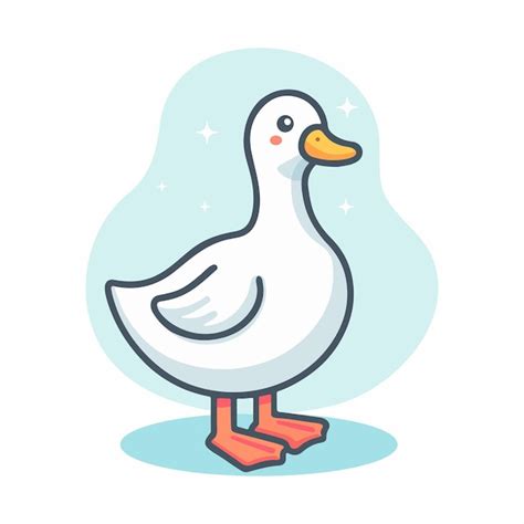 El Peque O Pato Feliz De Dibujos Animados De Dise O Plano Ilustraci N