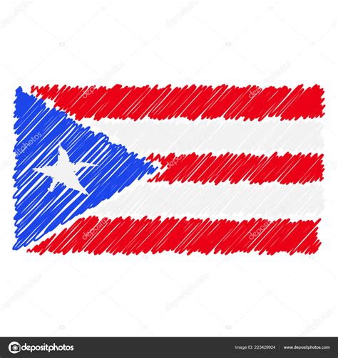 Dibujos De Puerto Rico Para Dibujar Aprende A Dibujar Fácilmente La Bandera De Puerto Rico