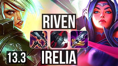 Riven Vs Irelia Top Quadra M Mastery Games Legendary